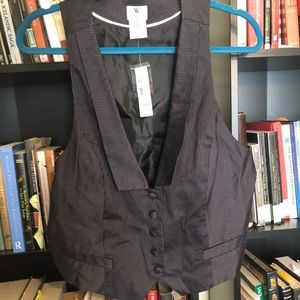 Stylish pinstriped vest